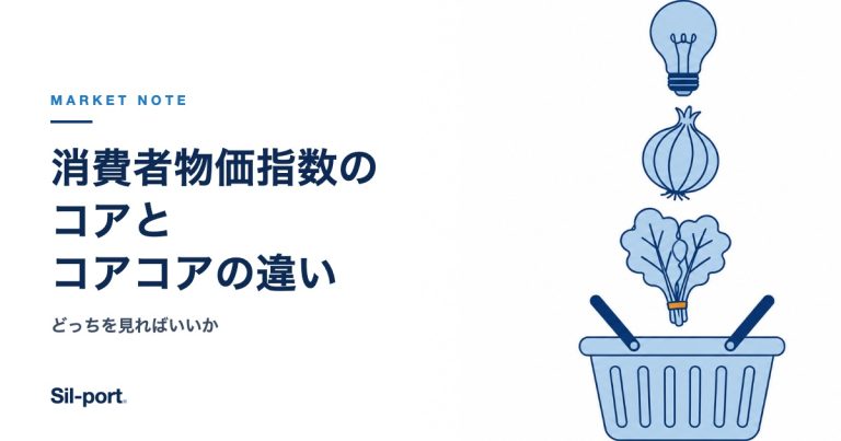 消費者物価指数のコアとコアコアの違い